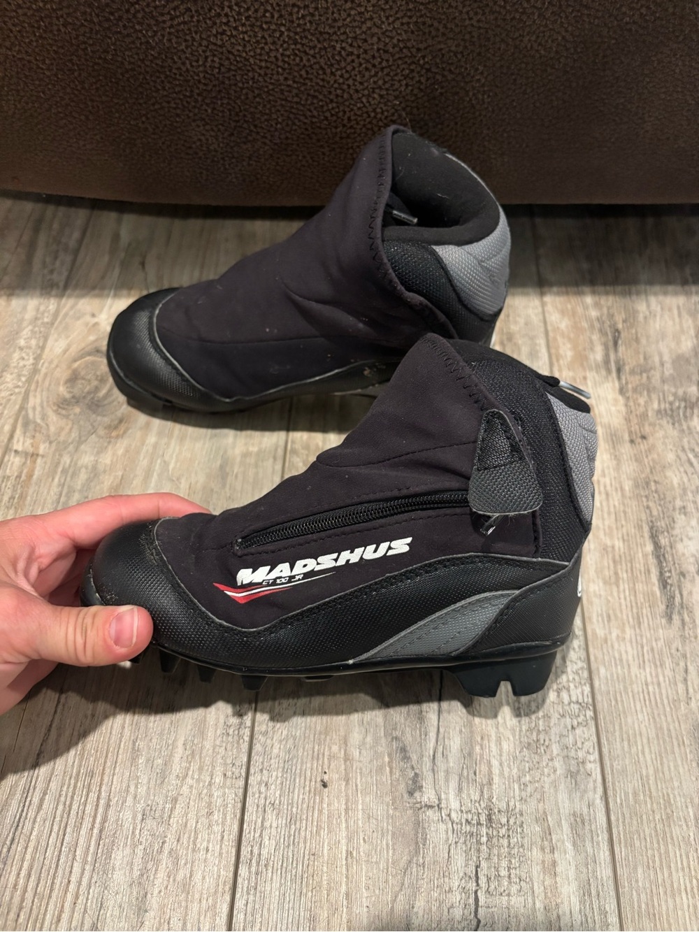 Madshus Kids Black Winter Cross-Country Ski Boots Size 12 - Picture 4 of 7
